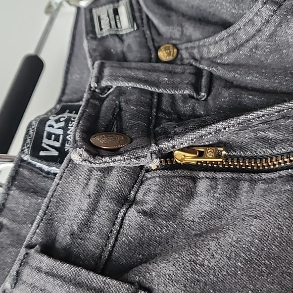 Vintage Versace Jeans Couture Stretch Faded Denim Jeans - Picture 5 of 11